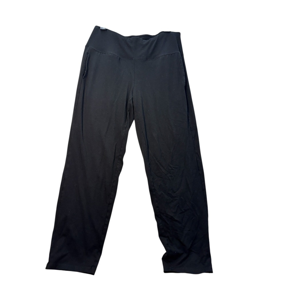 Habitat Clothes to Live In Lounge Pants Medium Black Rayon Blend Comfy